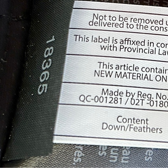 Mackage Black Light Down and Leather Trim Jacket (Size X-small) - Picture 9 of 9